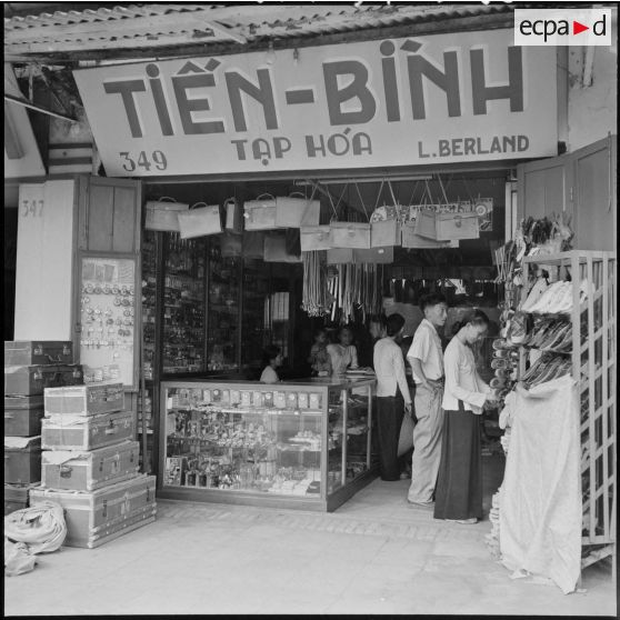 Bazar Thien Binh à Saigon.
