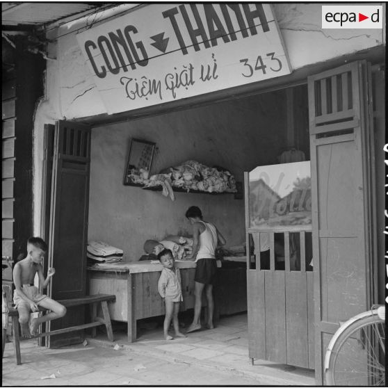 Blanchisserie Cong Thanh à Saigon.