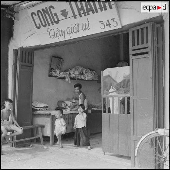 Blanchisserie Cong Thanh à Saigon.