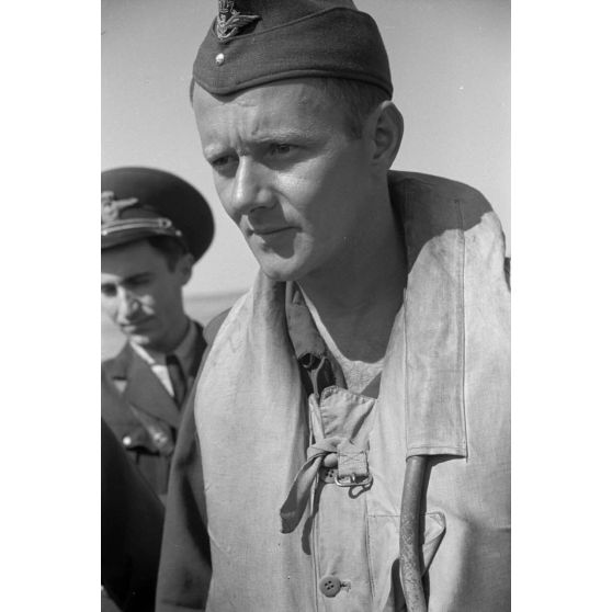 Portrait du sous-lieutenant Av. Lucaci Mihai, de la 52e escadrille.