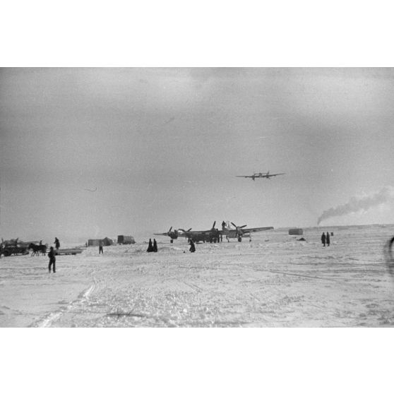 Des chasseurs lourds Messerschmitt Bf-110 du Zerstörergeschwader I (ZG 1).