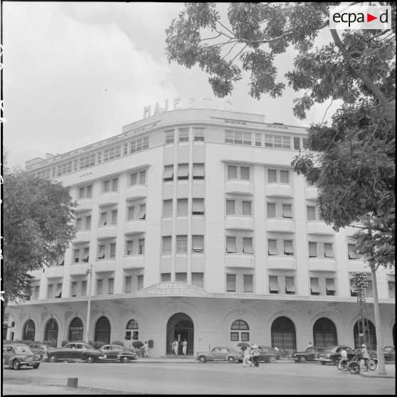 L'hôtel Majestic à Saigon.