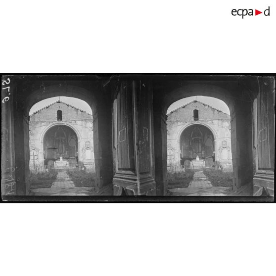 Leyr, l'église. [légende d'origine]