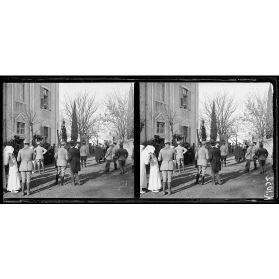 Salonique. Inauguration de l'Hôpital de Zeitenlick. [légende d'origine]