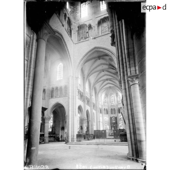 Etaiement de la lanterne de l'église de Braine-sur-Aronde. [légende d'origine]