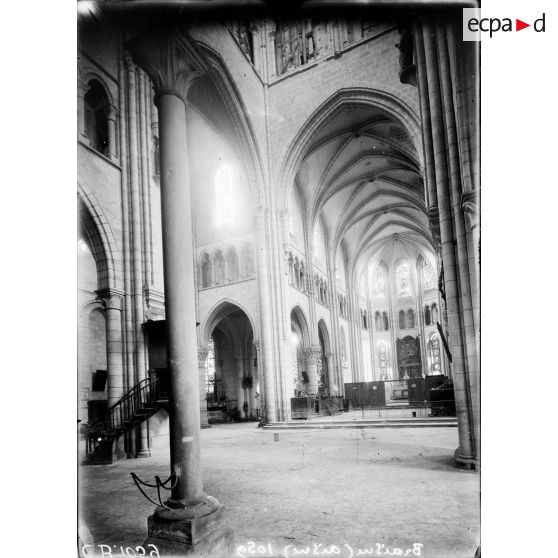 Etaiement de la lanterne de l'église de Braine-sur-Aronde. [légende d'origine]