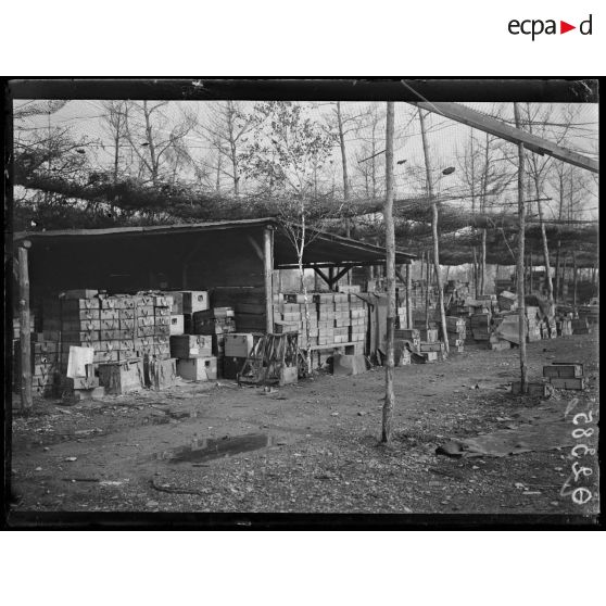 [Ancienne installation allemande dans les Ardennes, à Aussonce.]