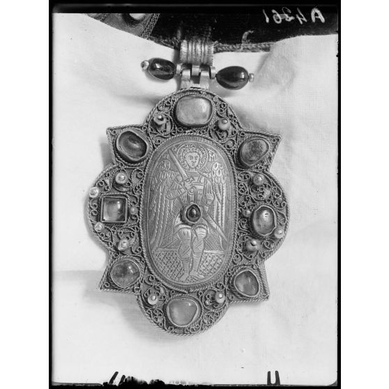 Mont Athos, monastère de Vatopedi. [Podia] I, 1er rang, objet numéro 5 revers. [légende d'origine]