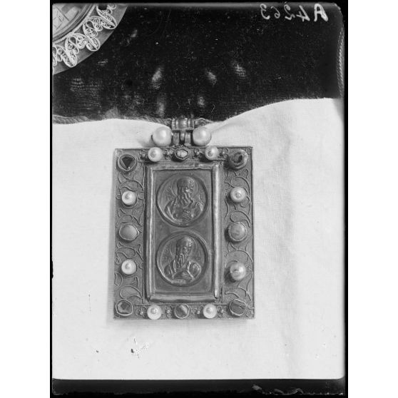 Mont Athos, monastère de Vatopedi. [Podia] I, 1er rang, objet numéro 7 revers. [légende d'origine]