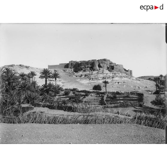 972. Le ksar et les jardins. [légende d'origine]