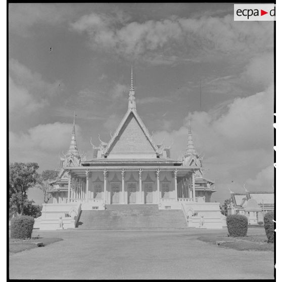 L'entrée du palais royal de Phnom Penh.