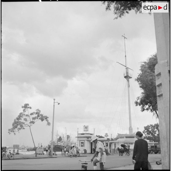 Port de commerce de Saïgon.