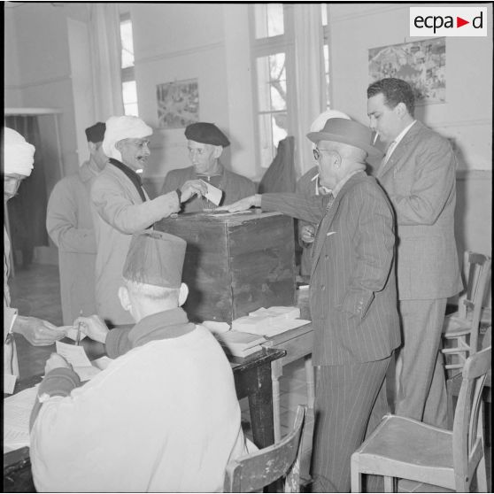 Elections municipales à Saïda (du 19 au 25 avril 1959). [Description en cours]