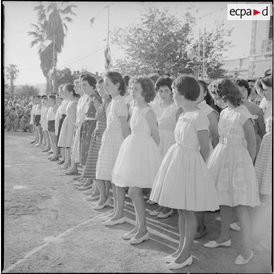 Fête des écoles à Saïda. [Description en cours]