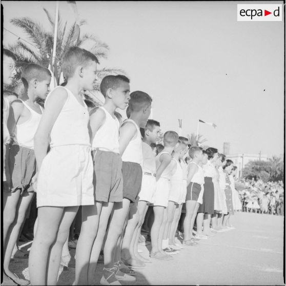 Fête des écoles à Saïda. [Description en cours]