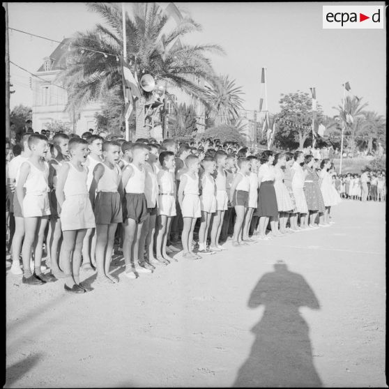 Fête des écoles à Saïda. [Description en cours]