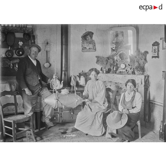 1620. Fabrication du beurre. [légende d'origine]