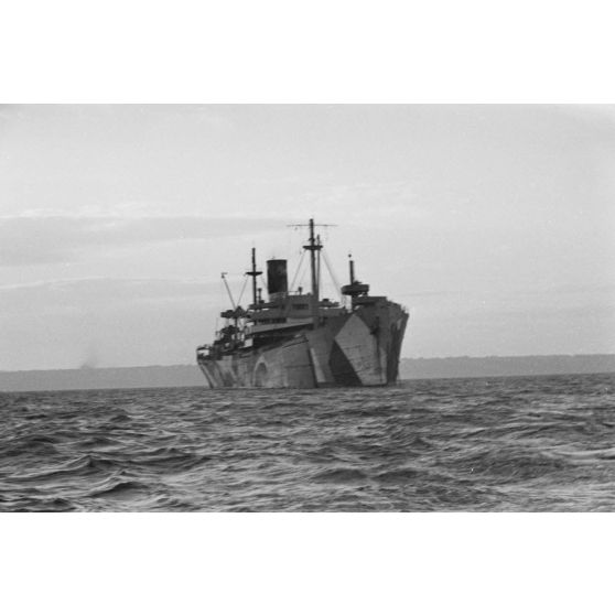 Un briseur de blocus de la Kriegsmarine (Sperrbrecher).