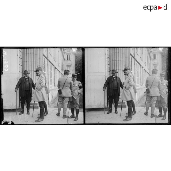 Monchy-Humières, Georges Clemenceau. [légende d'origine]