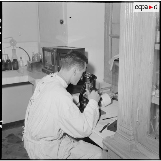 Sidi-Bel-Abbès. Hôpital Fernand Robert. Laboratoire.