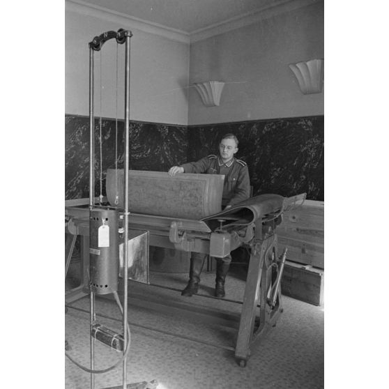 Un service de cartographie de l'armée de terre allemande.