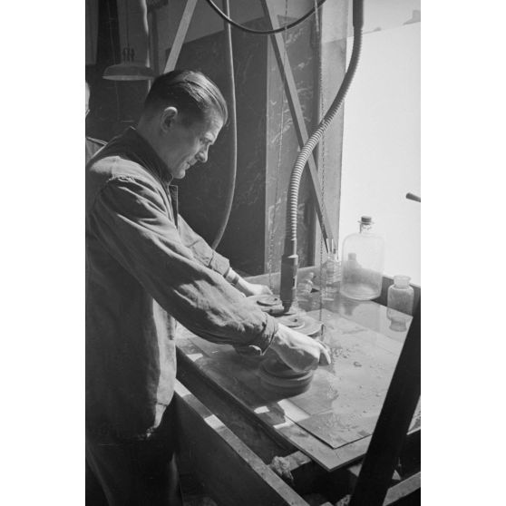 Un service de cartographie de l'armée de terre allemande.