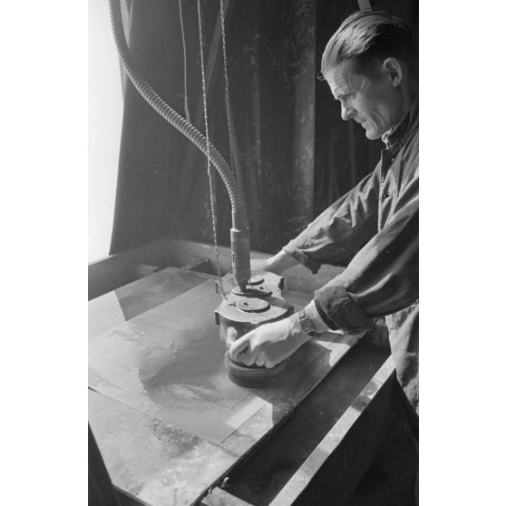 Un service de cartographie de l'armée de terre allemande.