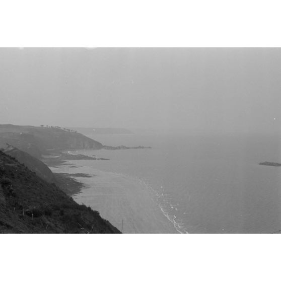Le littoral à proximité de Saint-Brieuc (Côtes d'Armor).