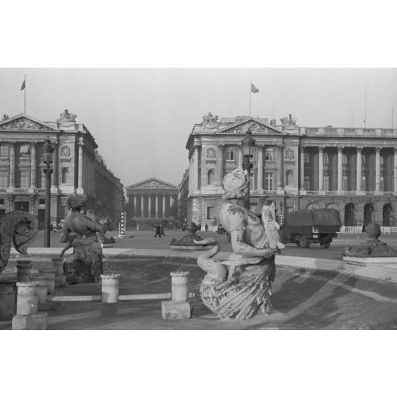 A Paris, la fontaine de la place de la Concorde.