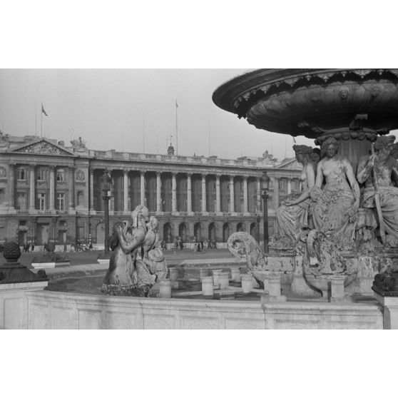 A Paris, la fontaine de la place de la Concorde.