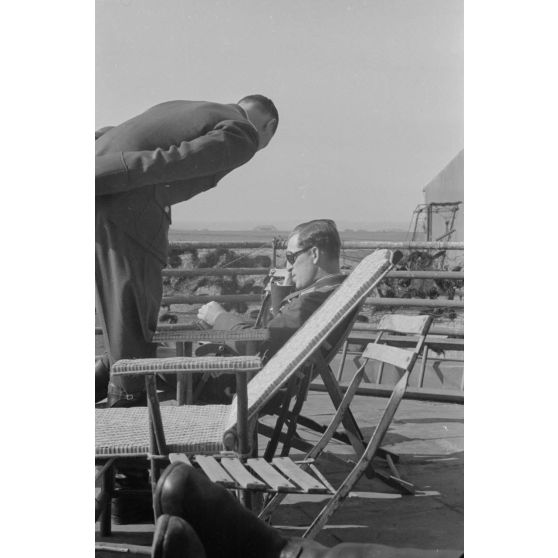 Le Major Hans-Friedrich Schultze-Moderow du 2./Nahaufklärungsgruppe 13.