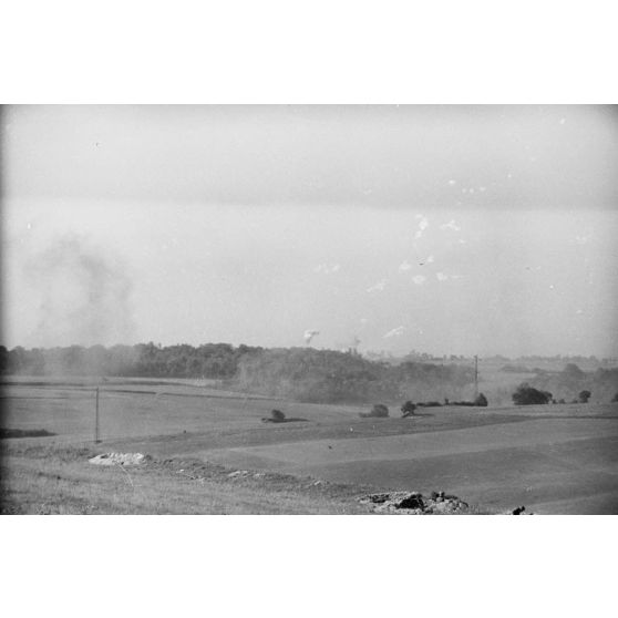 Lors de la bataille d'Abbeville, les positions allemandes sur le Mont-Caubert.