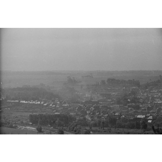 La ville d'Eu et son château.