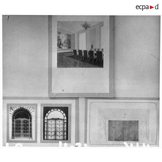 Exposition lors de la "semaine de l'aviation" à Vichy.