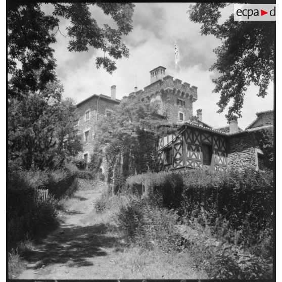 Le château de Chavaniac-Lafayette.