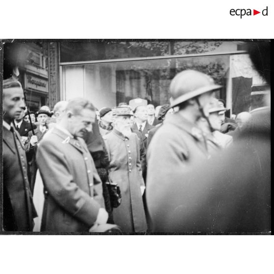 A Vichy, les obsèques des victimes de l'accident aérien du 12 novembre 1941.