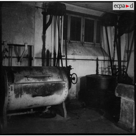 Les installations et la chaufferie de l'Ecole des pupilles de l'Air (EPA) à Grenoble.