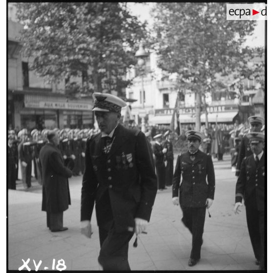 Cérémonie commémorative de la disparition du capitaine pilote Georges Guynemer en 1917.