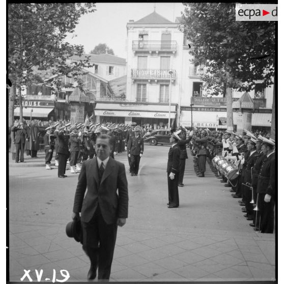 Cérémonie commémorative de la disparition du capitaine pilote Georges Guynemer en 1917.