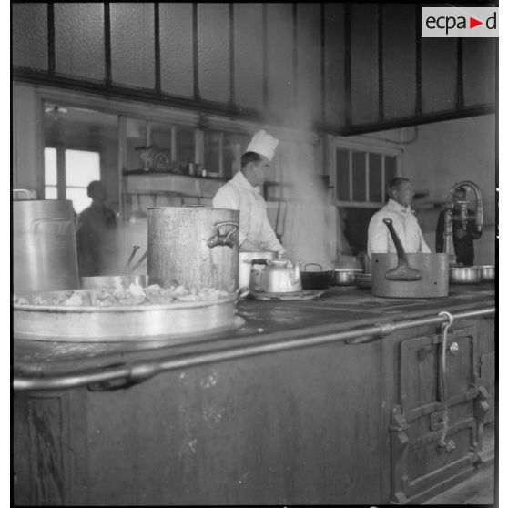 Les cuisines sur une base aérienne.