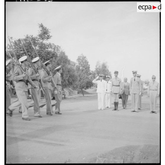 Défilé de la promotion des EOA de Marrakech sur la base aérienne.