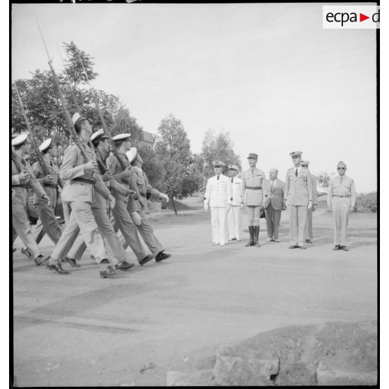 Défilé de la promotion des EOA de Marrakech sur la base aérienne.