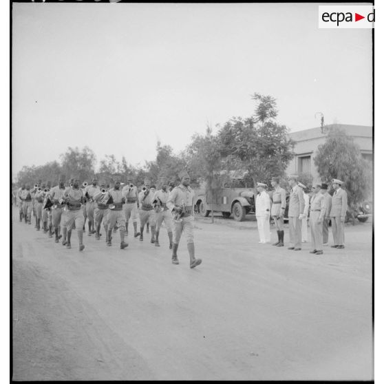 Défilé de la promotion des EOA de Marrakech sur la base aérienne.