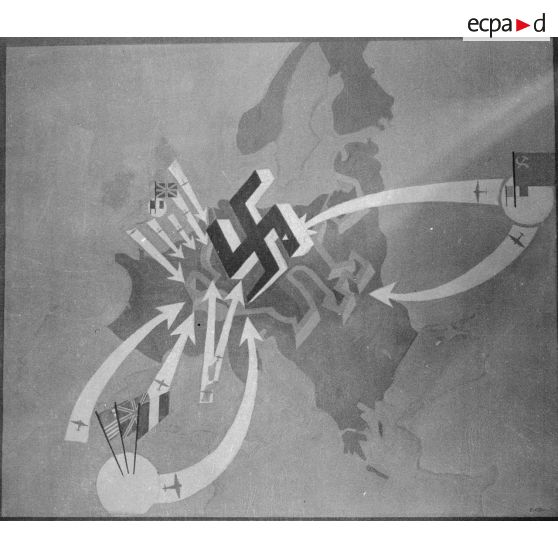 L'effort de guerre de l'aviation au foyer de Blida.