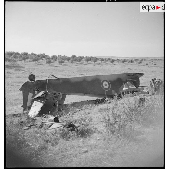 Avion de reconnaissance accidenté à Fez.