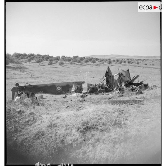 Avion de reconnaissance accidenté à Fez.