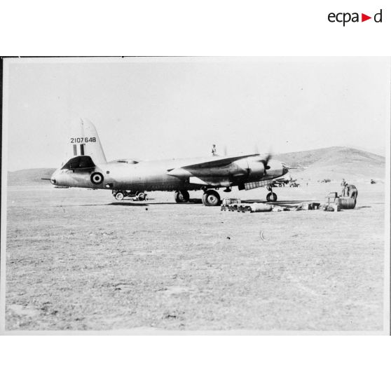 Dernier essai des moteurs avant de partir en mission sur une base aérienne en Italie.