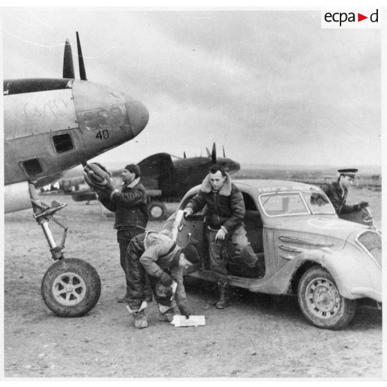 Mission de reconnaissance en avion P38 "Lightning".