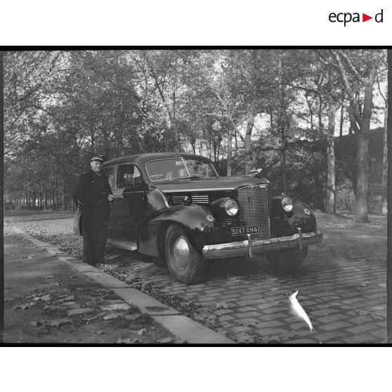 Voiture de Tillon, ministre de l'Air en France.