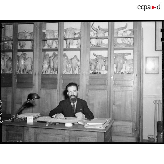 Portrait du directeur de l'école d'agriculture de Grignon.